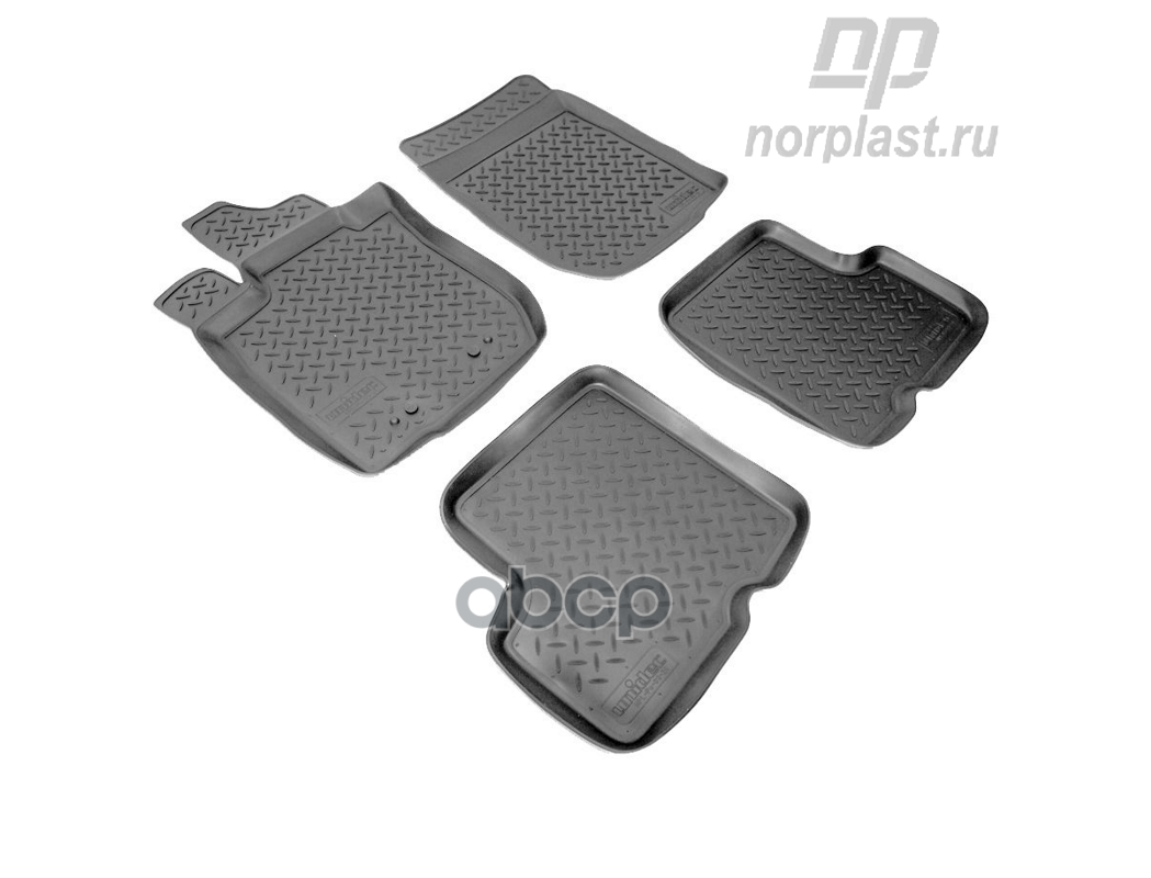 

Коврики в салон полиуретан NORPLAST RENAULT Logan, 2006, эконом черный комплект NPL-Po-69-