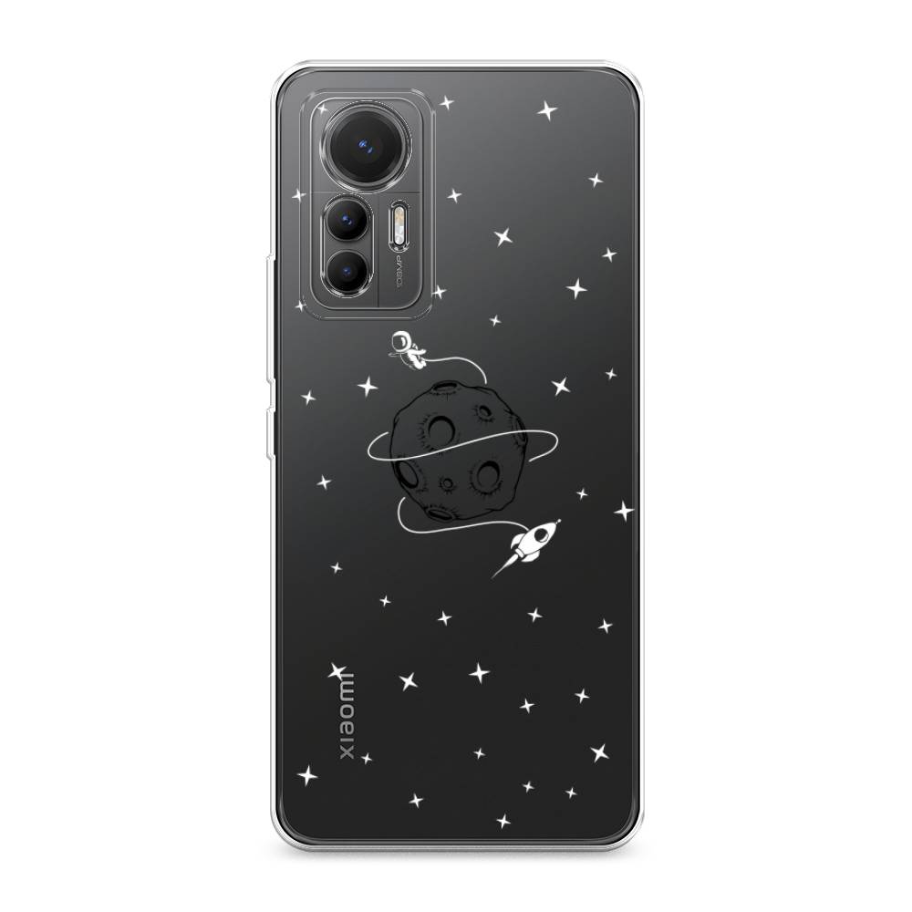 

Чехол на Xiaomi 12 Lite "Полет вокруг луны", Белый;серый;черный, 315050-2