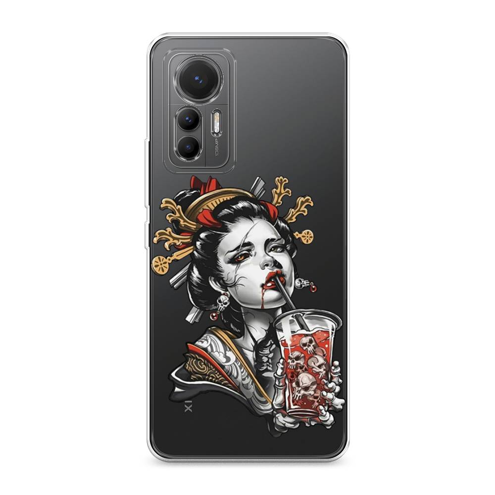 

Чехол для Xiaomi 12 Lite "Опасная гейша", Красный;черный;серый, 315050-4