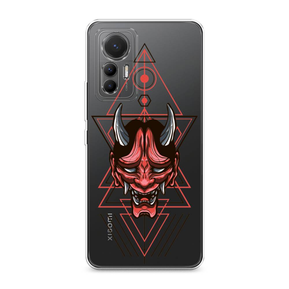 

Чехол для Xiaomi 12 Lite "Hanya Oni mask", Серый;красный;черный, 315050-4