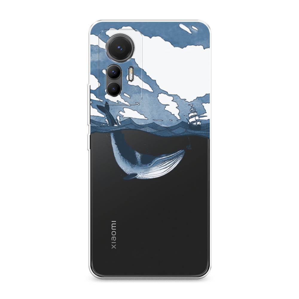 

Чехол на Xiaomi 12 Lite "Большой кит", Синий, 315050-1