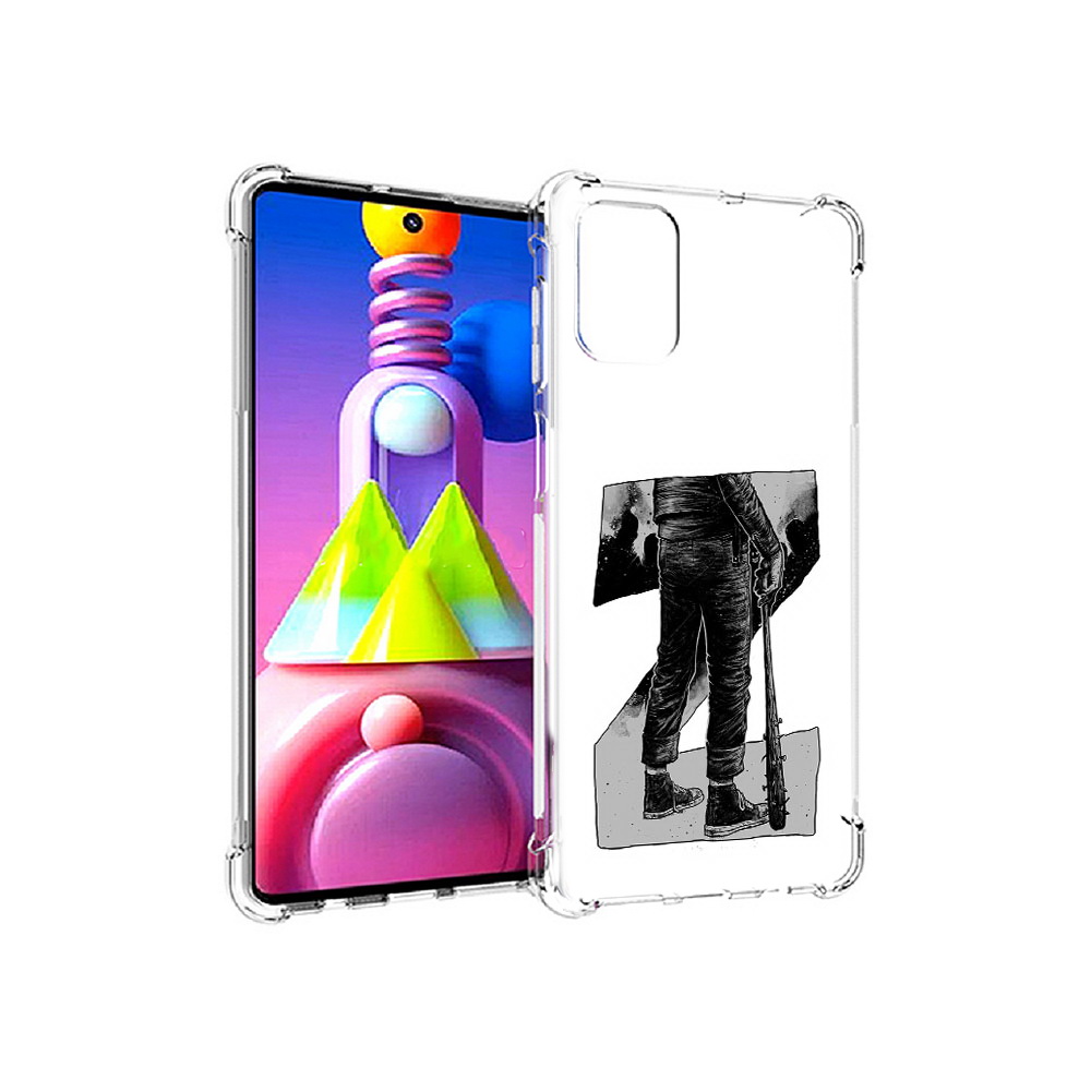 

Чехол MyPads Tocco для Samsung Galaxy M51 воин черно белый (PT156838.490.265), Tocco