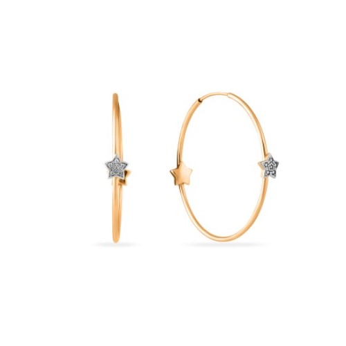 

Серьги из золота Санис 03-215621, фианит, 03-215621