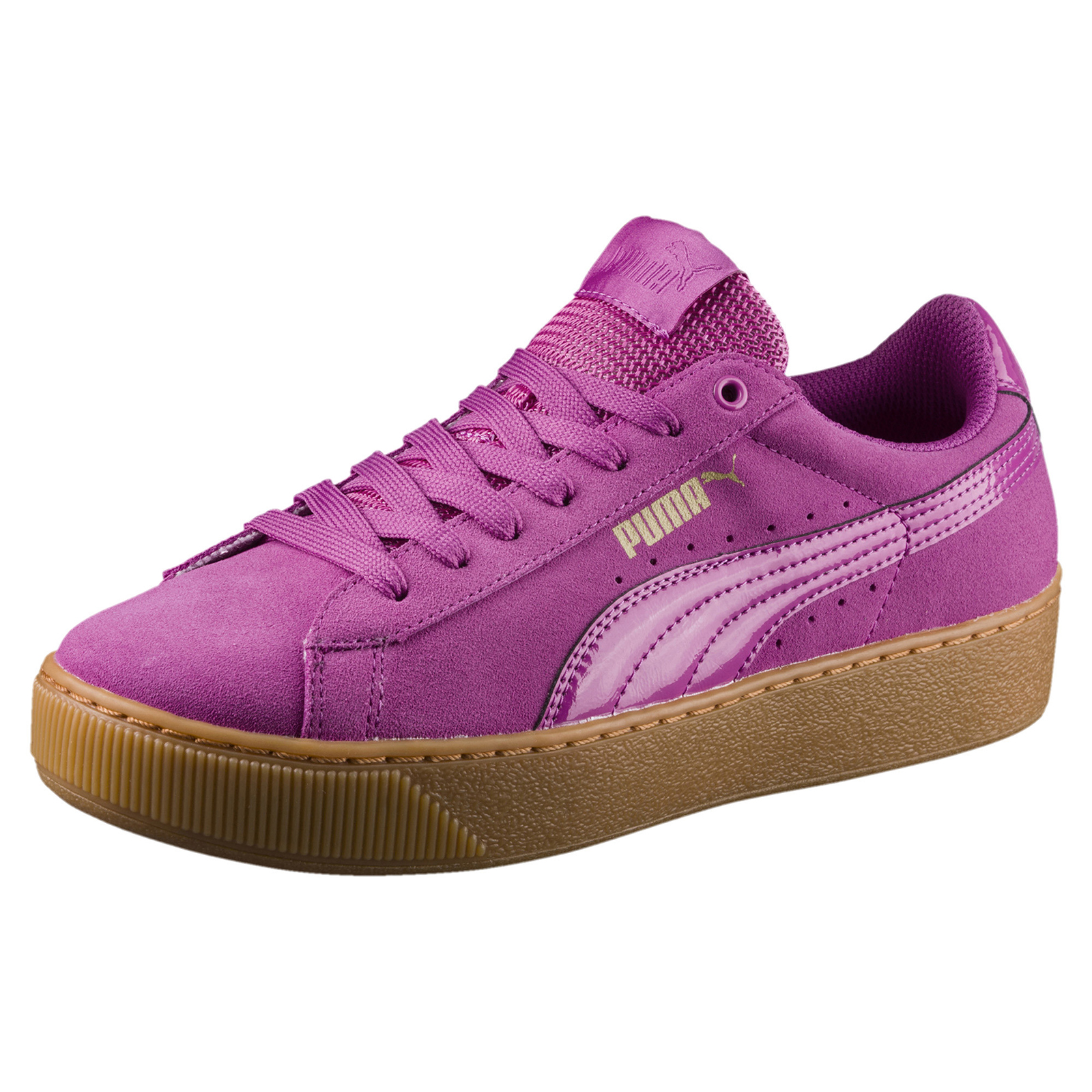 фото Кеды женские puma vikky platform розовые 3.5 uk