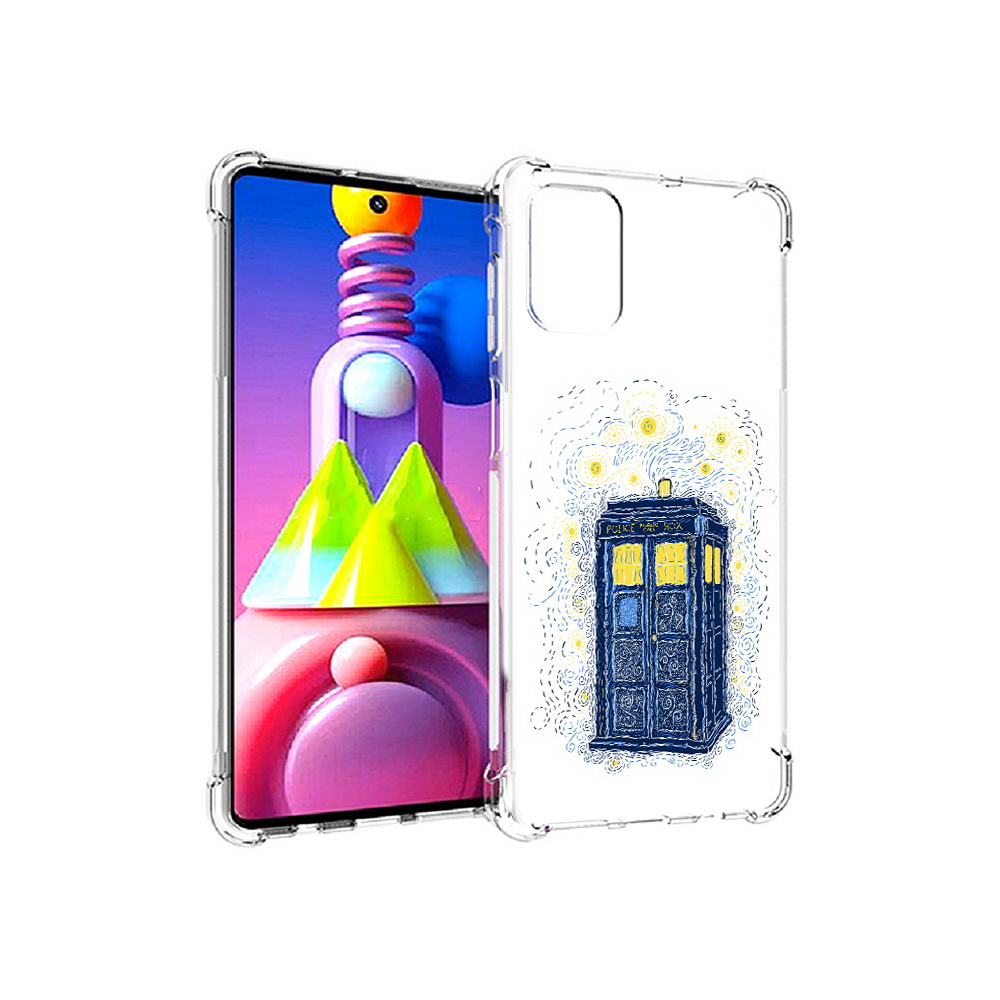 

Чехол MyPads Tocco для Samsung Galaxy M51 будка рисунок (PT156838.490.249), Прозрачный, Tocco