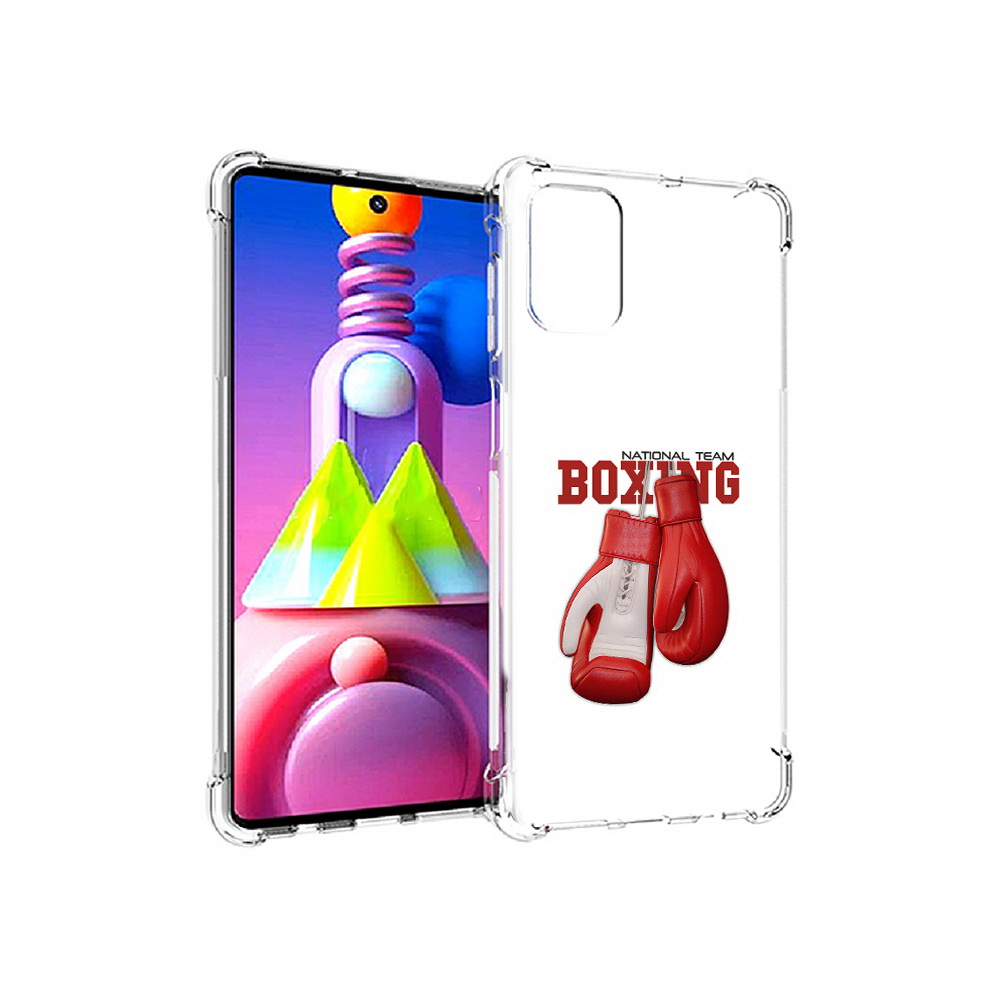

Чехол MyPads Tocco для Samsung Galaxy M51 боксерские перчатки (PT156838.490.244), Прозрачный, Tocco