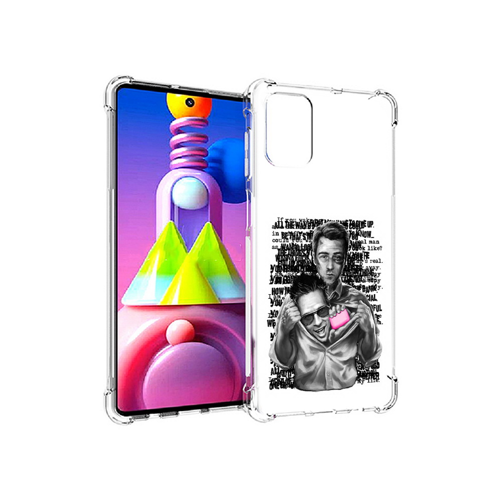

Чехол MyPads Tocco для Samsung Galaxy M51 бойцовский клуб (PT156838.490.242), Прозрачный, Tocco