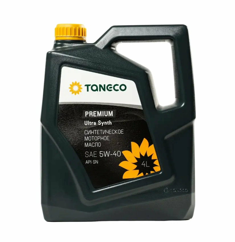 

Масло TANECO Premium Ultra Synth моторное 5W40 (синтетика) 4л SN