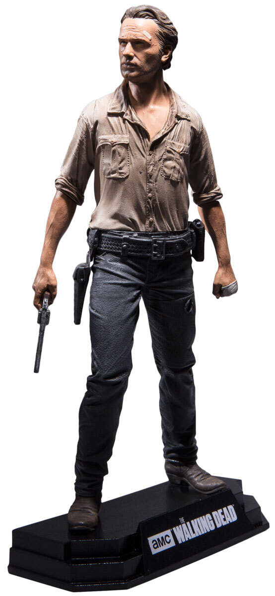 Фигурка Walking Dead Шериф 18см 2023 men s short sleeved shirt suit trousers two piece street outdoor leisure printed lapel single breasted shirt walking suit