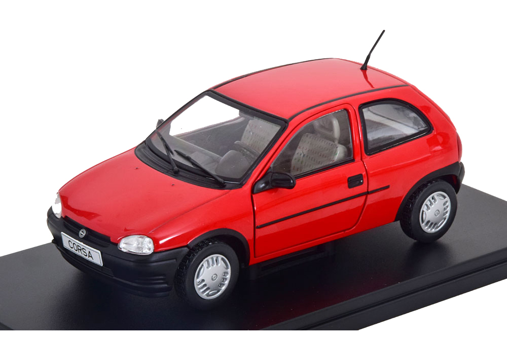 Модель коллекционная WHITEBOX Opel corsa b 1993 red