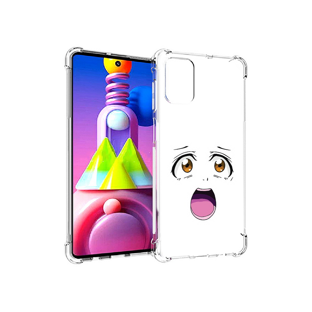 

Чехол MyPads Tocco для Samsung Galaxy M51 аниме лицо (PT156838.490.223), Прозрачный, Tocco