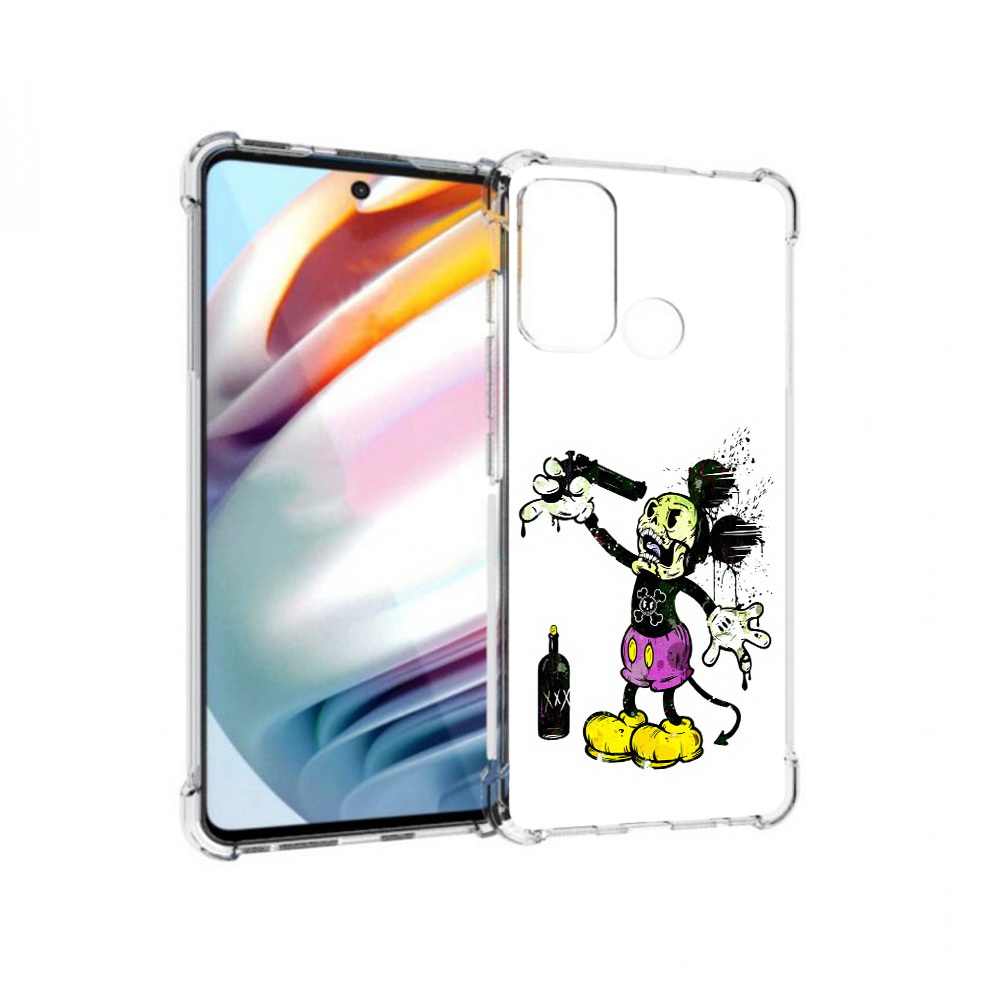 

Чехол MyPads Tocco для Motorola Moto G60 Драг Микки (PT227068.360.73), Прозрачный, Tocco