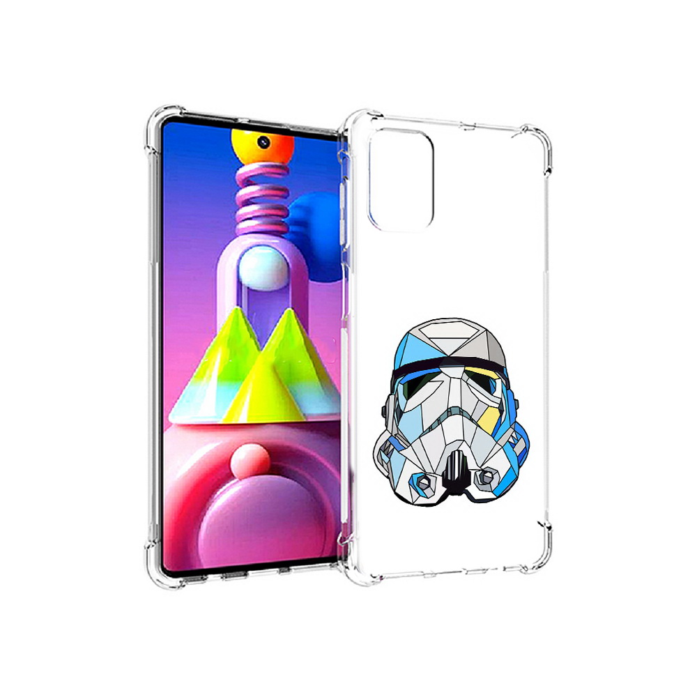

Чехол MyPads Tocco для Samsung Galaxy M51 star wars дарт вейдер (PT156838.490.22), Прозрачный, Tocco