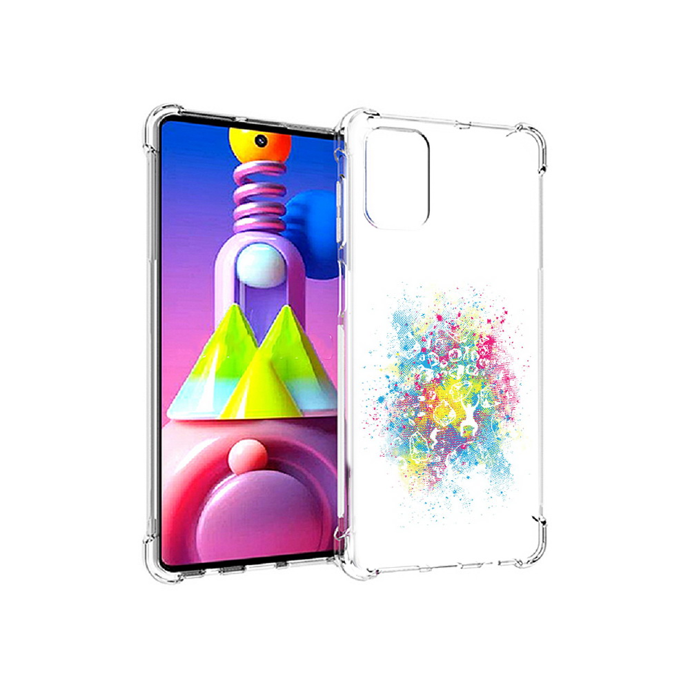 Чехол MyPads Tocco для Samsung Galaxy M51 акварель абстракция (PT156838.490.214)