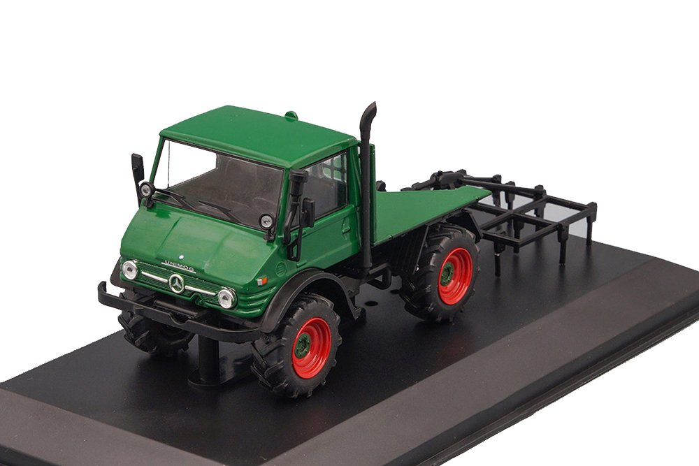 

Модель коллекционная HACHETTE Unimog 406 (1977), тракторы 137, green, Зеленый