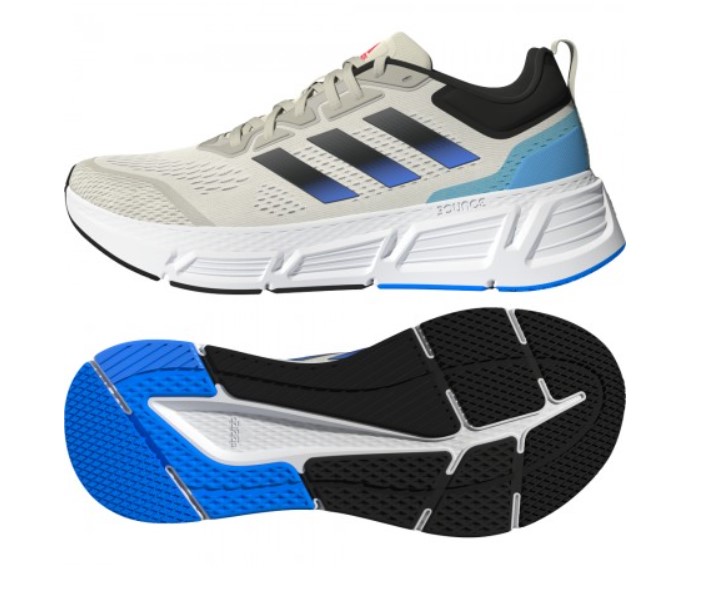 фото Кроссовки мужские adidas questar серые 9.5 uk