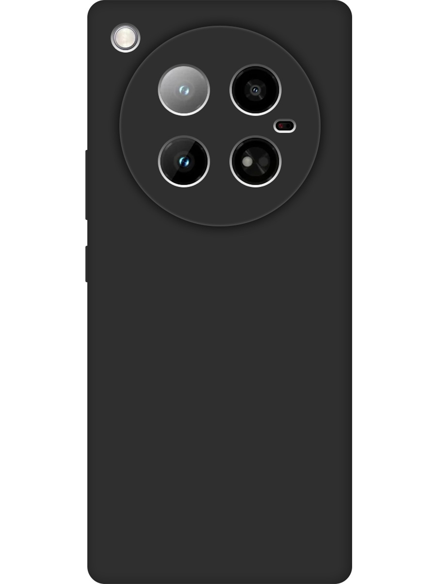 

Силиконовый чехол на Infinix Zero 40 4G матовый черный, 786722313