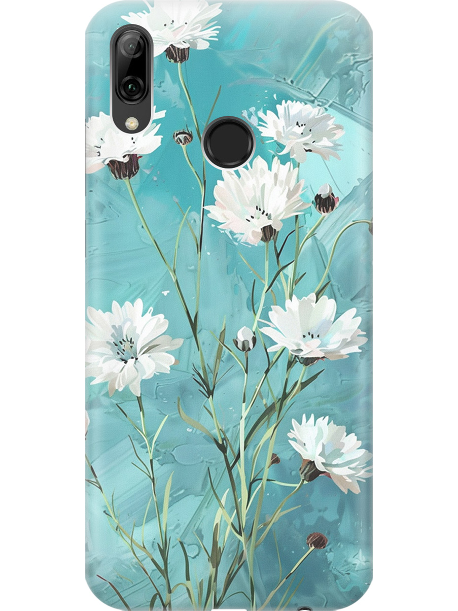 

Силиконовый чехол на Honor 10 Lite / Huawei P Smart (2019) с принтом "Белые васильки", Прозрачный;белый;голубой, 720145822