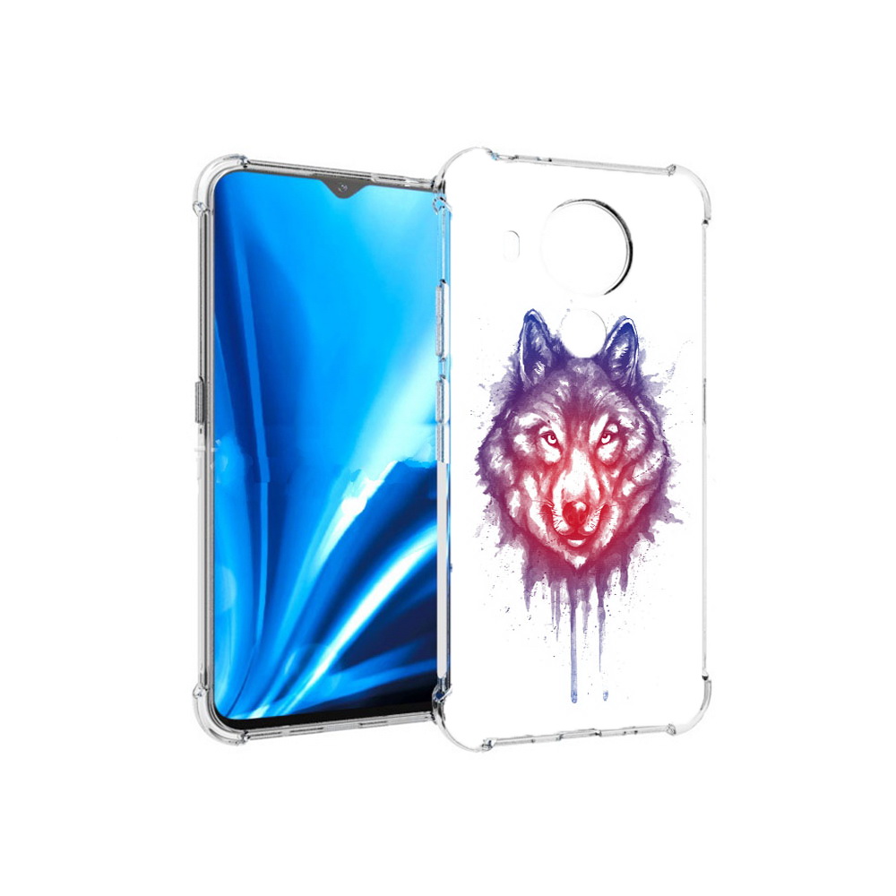 

Чехол MyPads Tocco для Nokia 5.4 пушистый волк (PT156621.100.561), Прозрачный, Tocco