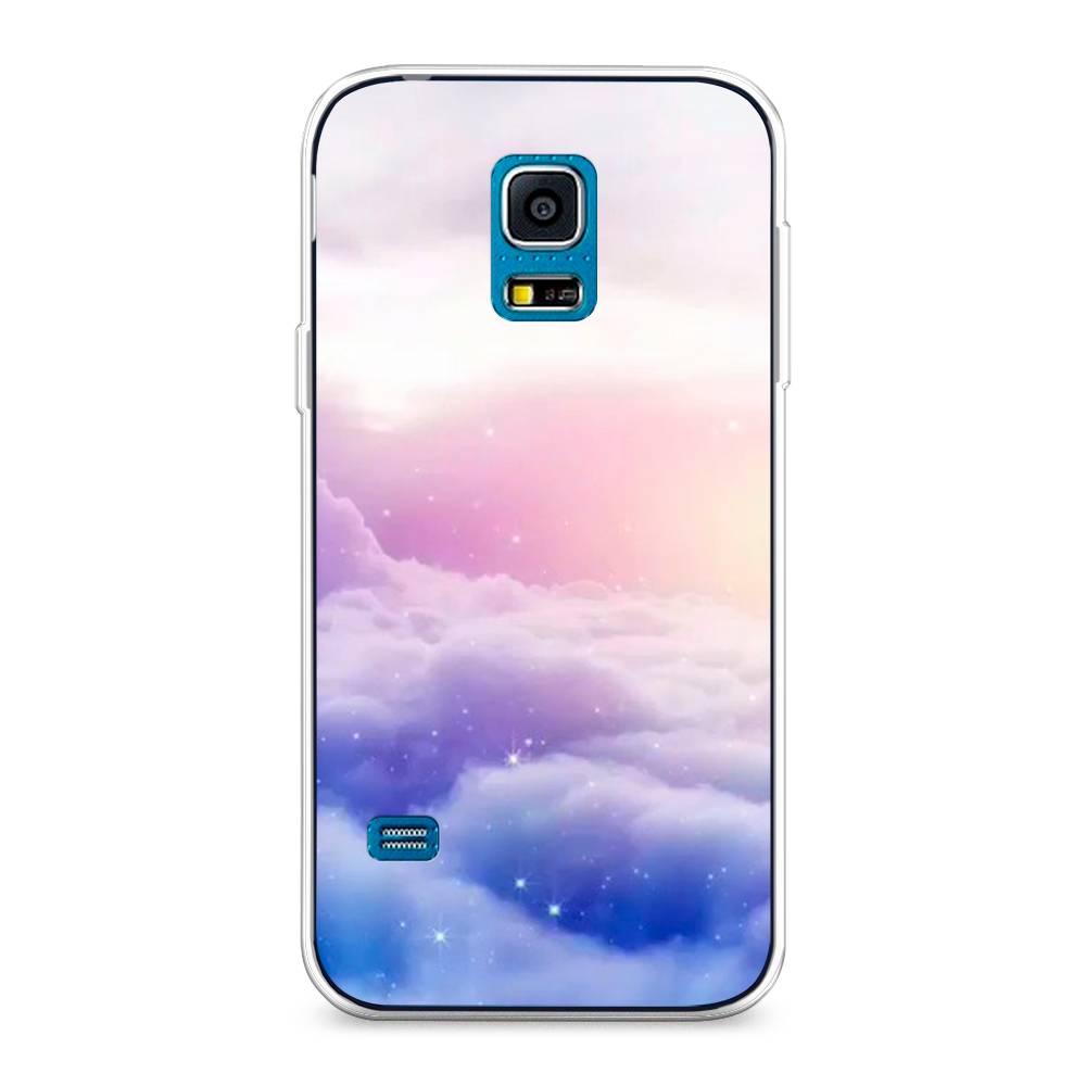 

Чехол на Samsung Galaxy S5 mini "Небеса", Голубой;белый;розовый, 24250-2