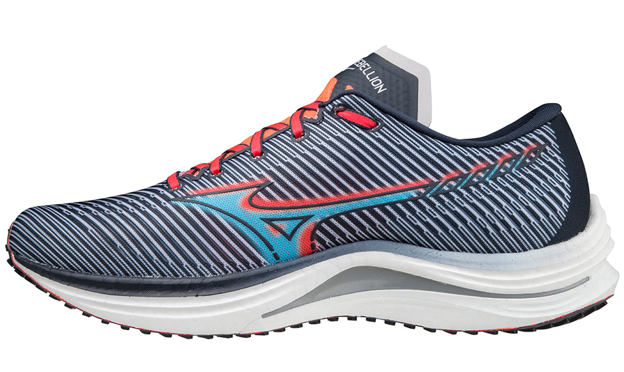 фото Кроссовки мужские mizuno wave rebellion черные 10 uk