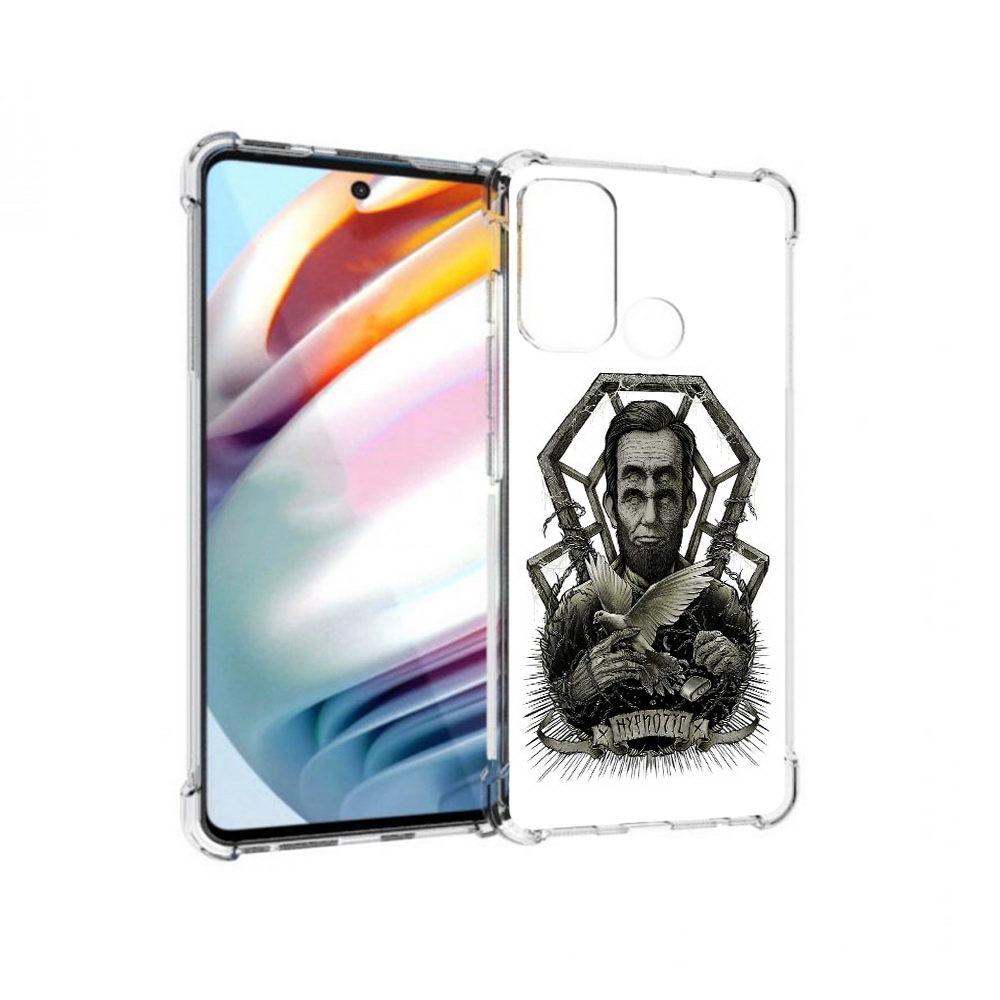 

Чехол MyPads Tocco для Motorola Moto G60 франклин абстракция (PT227068.360.662), Прозрачный, Tocco