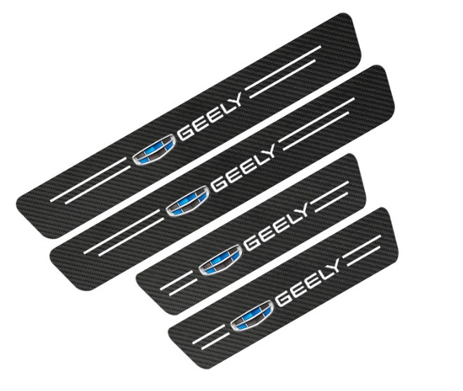 

Защитные наклейки на пороги автомобиля GEELY, Черный
