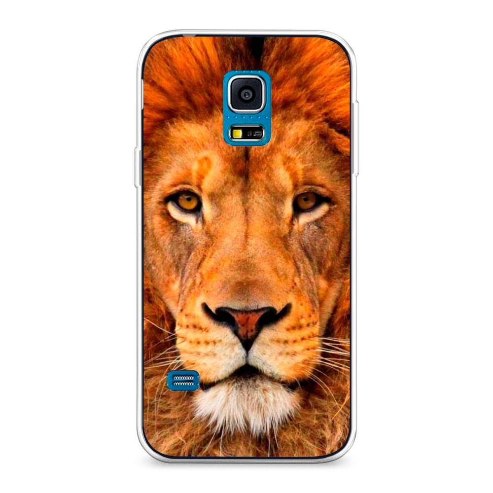

Чехол на Samsung Galaxy S5 mini "Благородный лев", Оранжевый, 24250-1