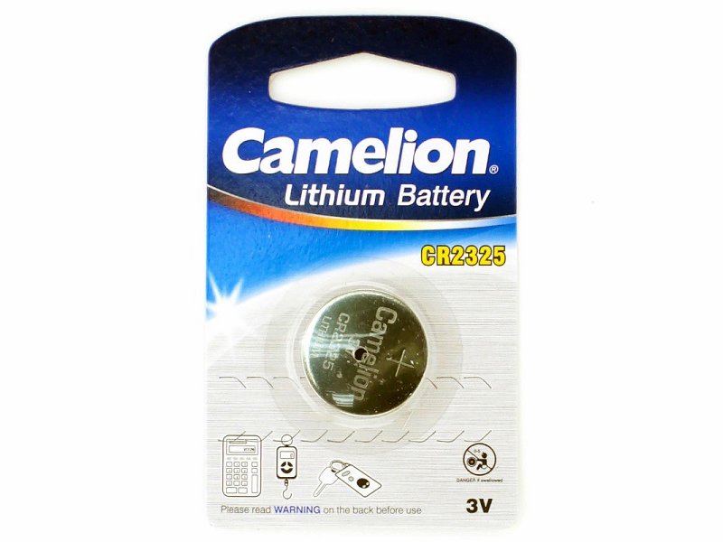 

Батарейка литиевая Camelion CR2325 (3V), CR2325