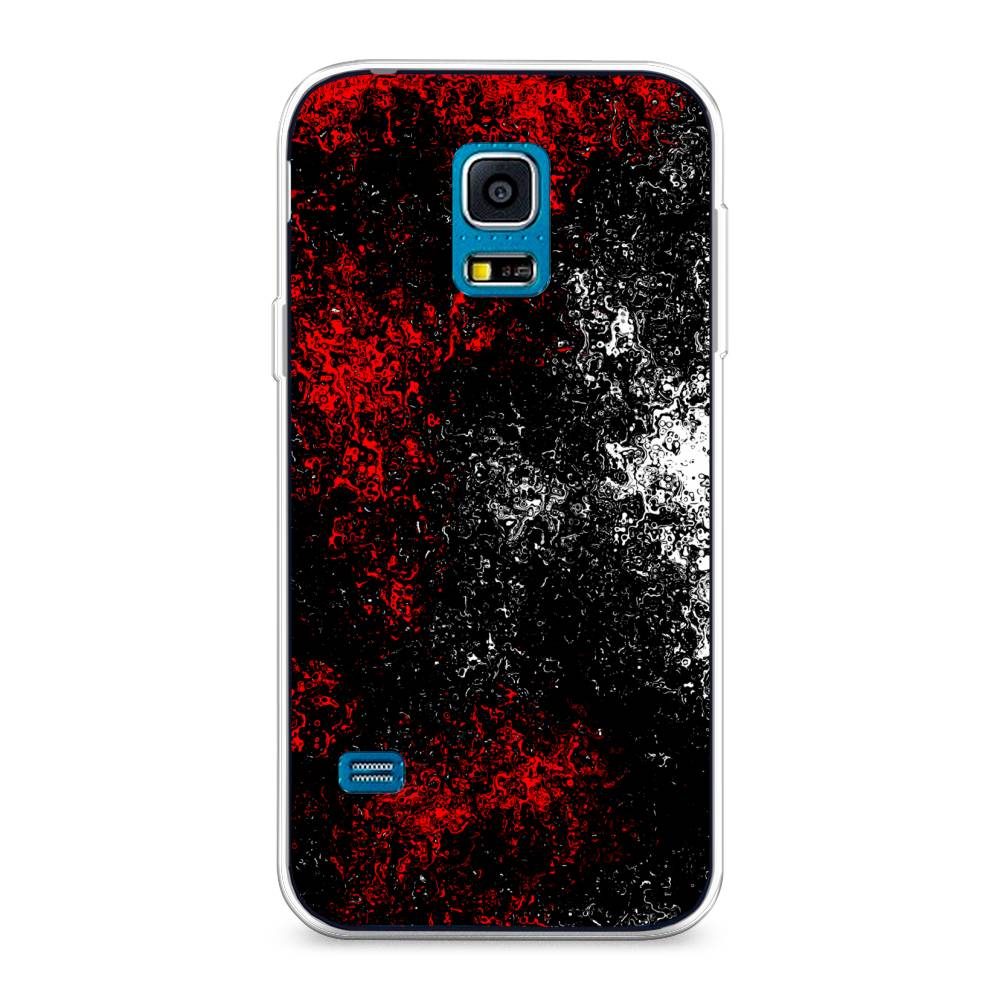 

Чехол на Samsung Galaxy S5 mini "Монотипия", Красный;черный;белый, 24250-3