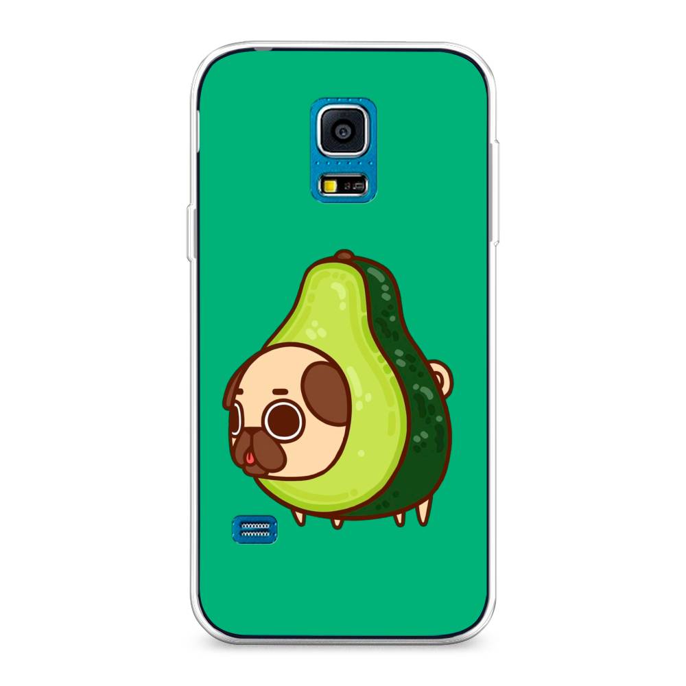 

Чехол на Samsung Galaxy S5 mini "Мопс авокадик", Зеленый, 24250-1