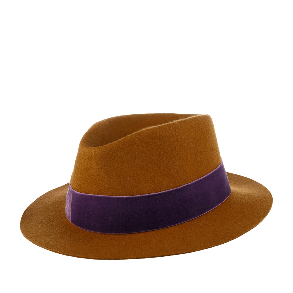 Шляпа женская HERMAN MAC FLEMISH оранжевая, р. 55