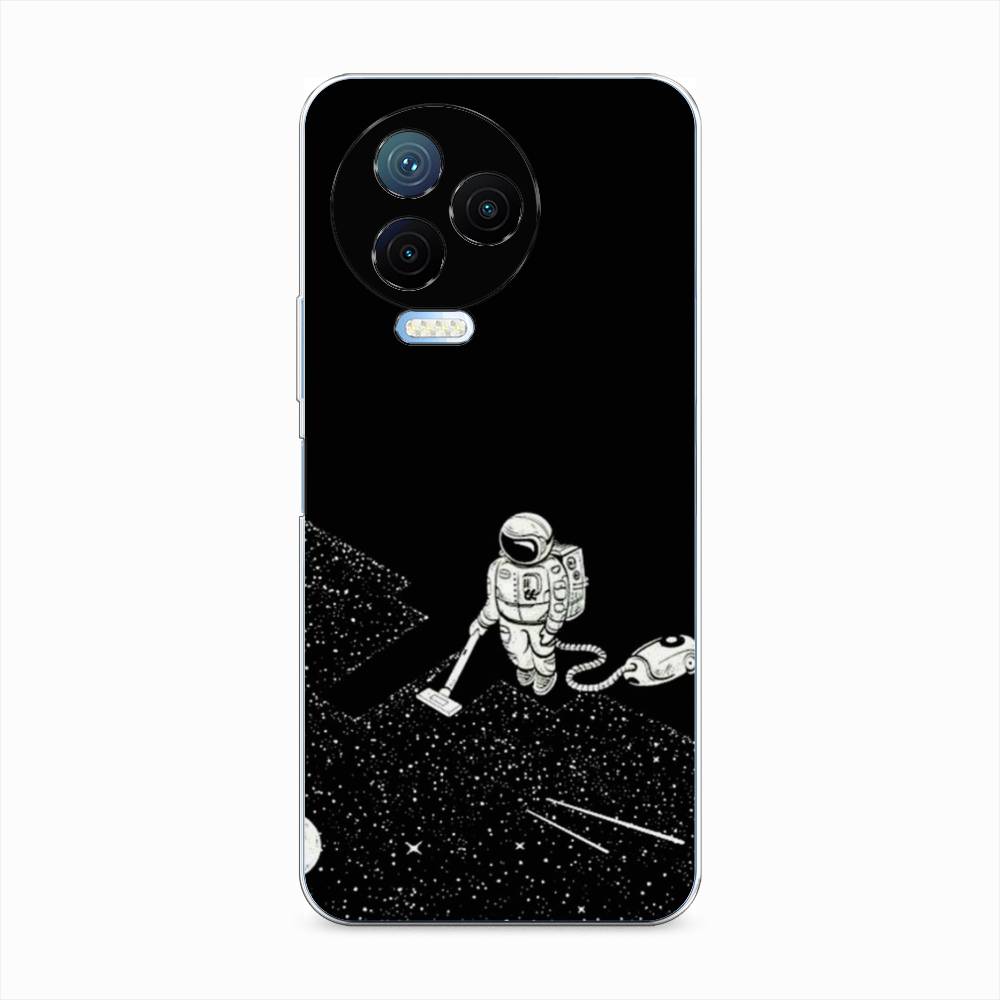 фото Чехол awog "космонавт с пылесосом" для infinix note 12 pro 4g