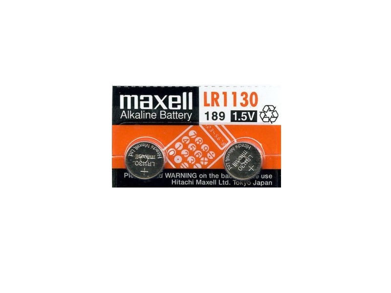 Батарейка оксид-серебряная MAXELL G10 L1131 SR1130 SW 389A 790₽