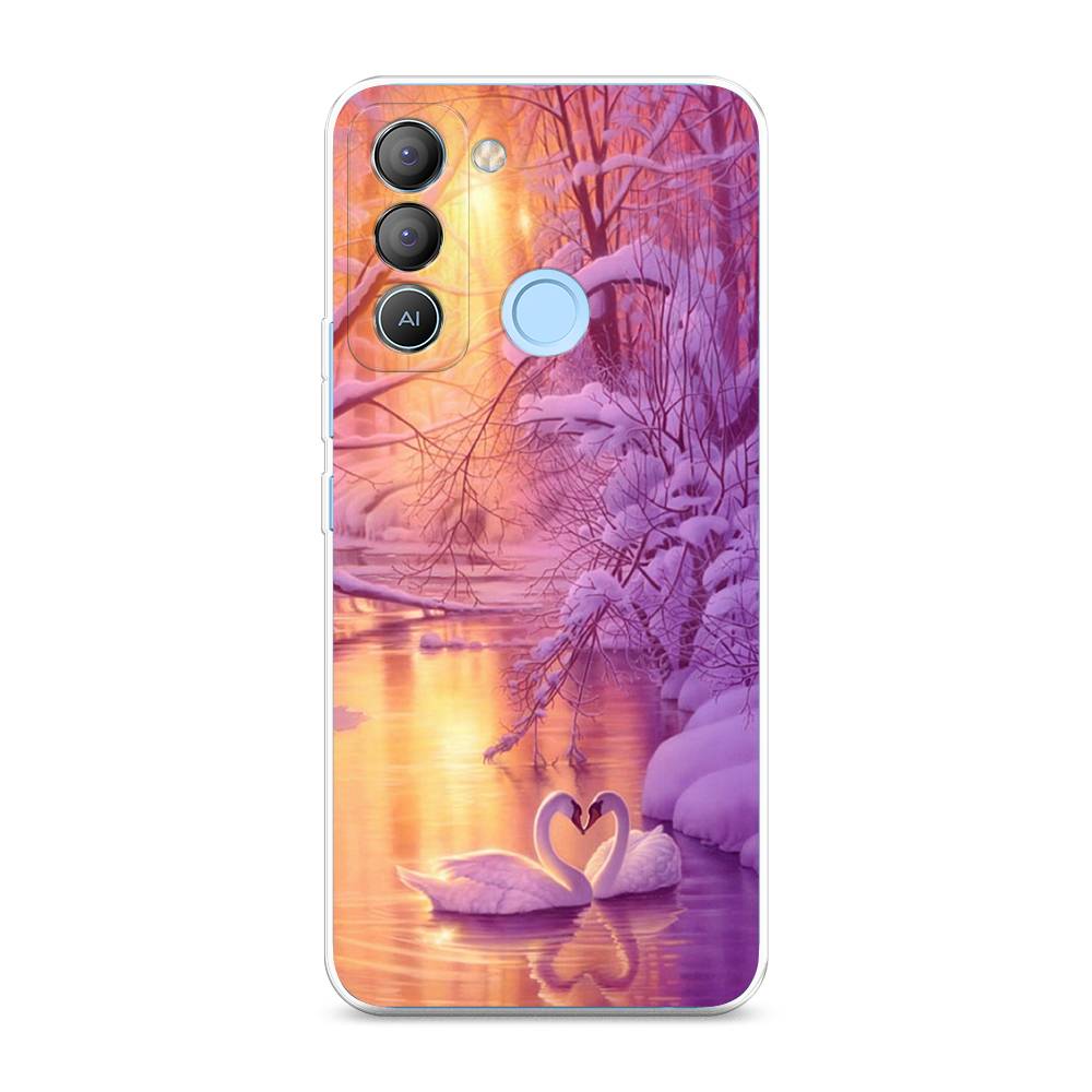 

Чехол на Tecno POP 5 LTE "Зима 1", Фиолетовый;желтый, 303050-2