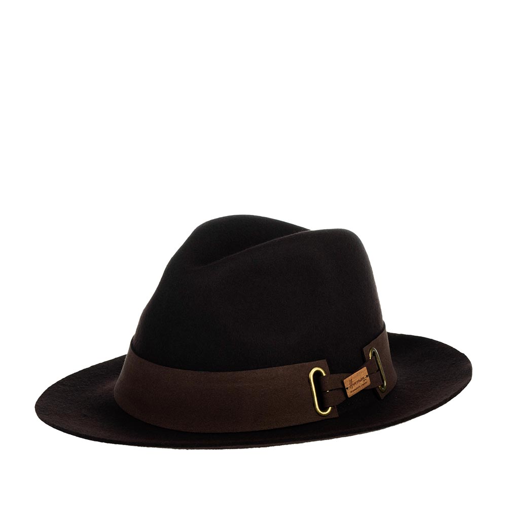 Шляпа женская HERMAN RICHARDO коричневая, р. 59
