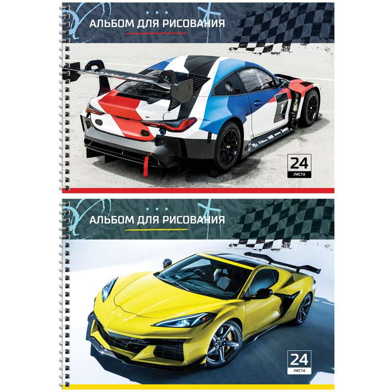 

Альбом для рисования ArtSpace 335555, A4, 24 листа, 100 г/м2, 6 штук