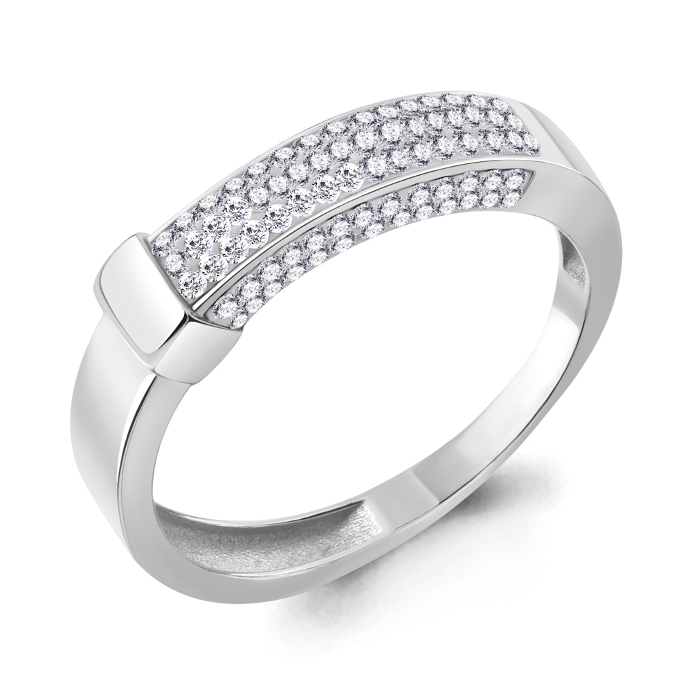 

Кольцо из серебра со стеклом Aquamarine Aquamarine 66687_925_р р. 18, 66687_925_р