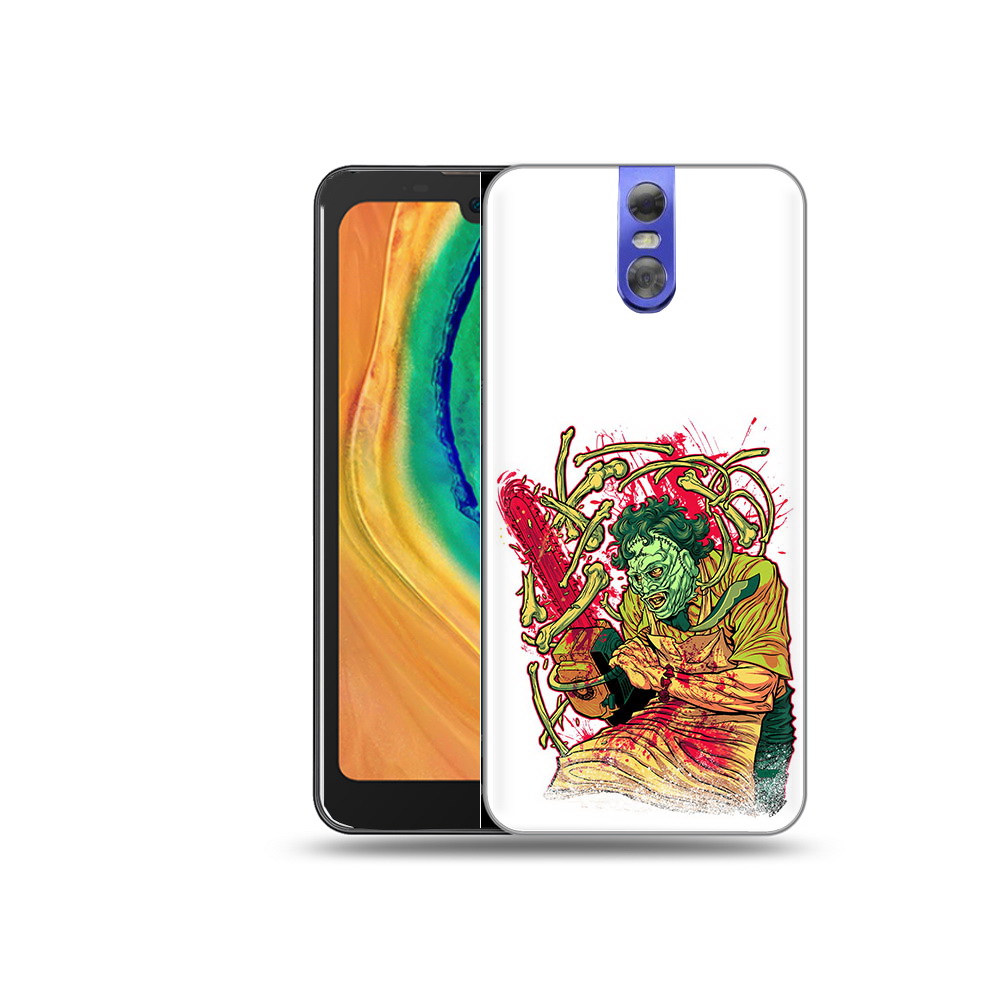 

Чехол MyPads Tocco для Doogee BL7000 яркий мясник, Прозрачный, Tocco