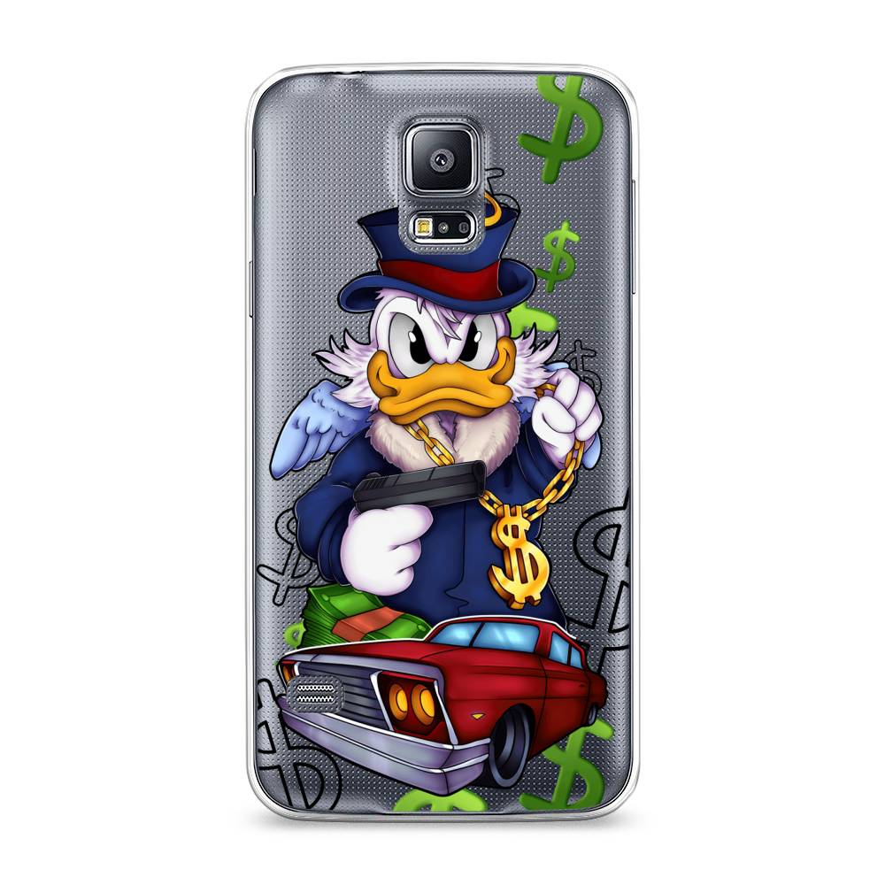 

Чехол на Samsung Galaxy S5 "Scrooge McDuck with a Gold Chain", Красный;синий;белый, 24150-6