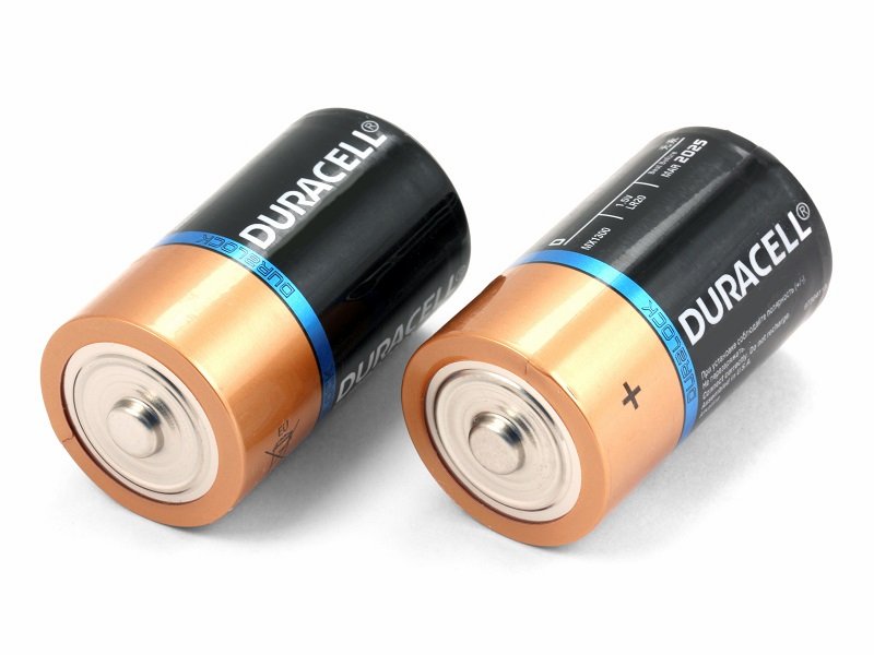 Батарейки щелочные DURACELL LR20 (D) (2 шт)