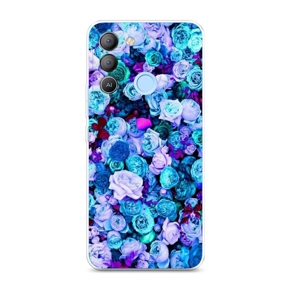 

Чехол на Tecno POP 5 LTE "Цветочный ковер", Фиолетовый, 303050-2