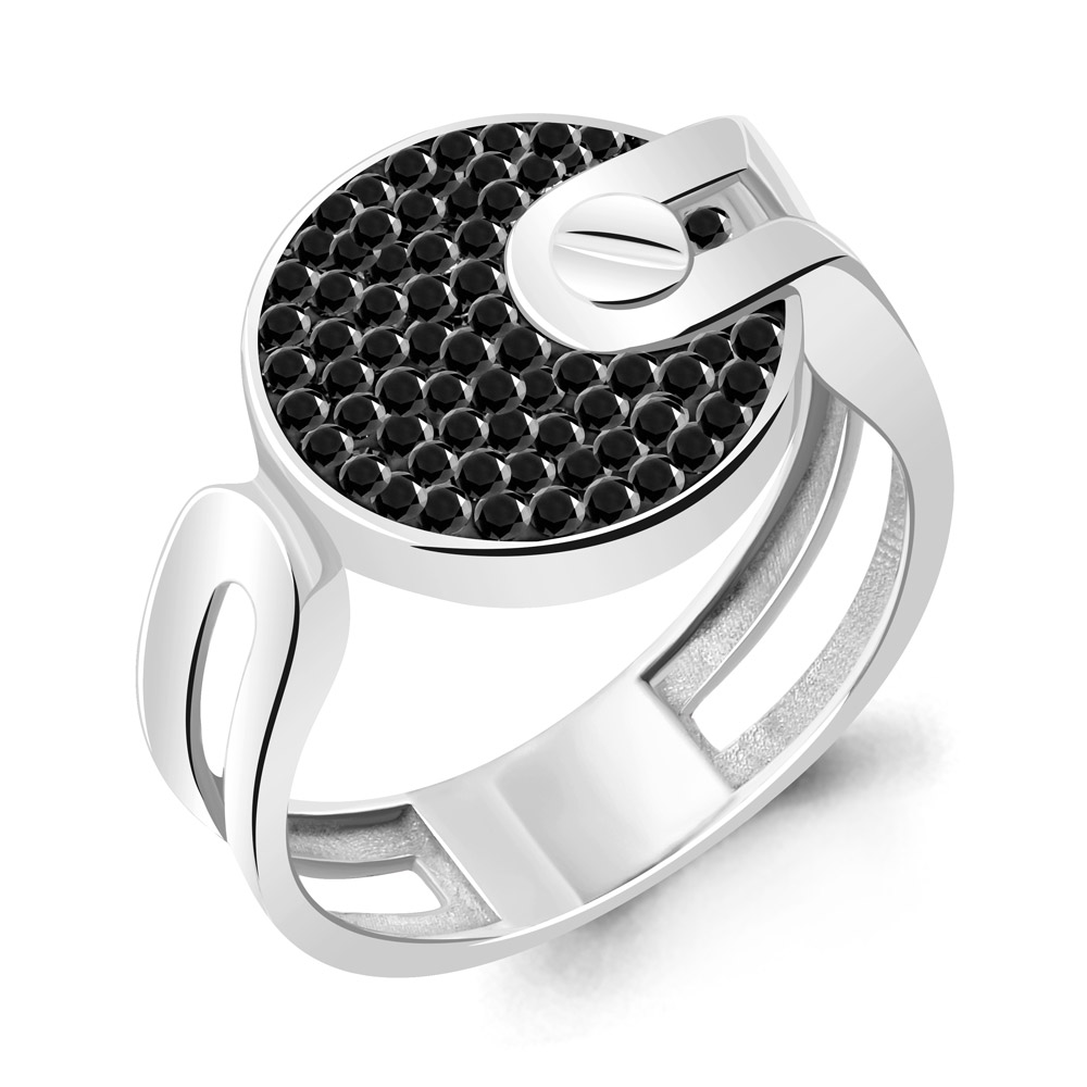 

Кольцо из серебра со стеклом Aquamarine Aquamarine 66684Ч_925_р р. 17, 66684Ч_925_р