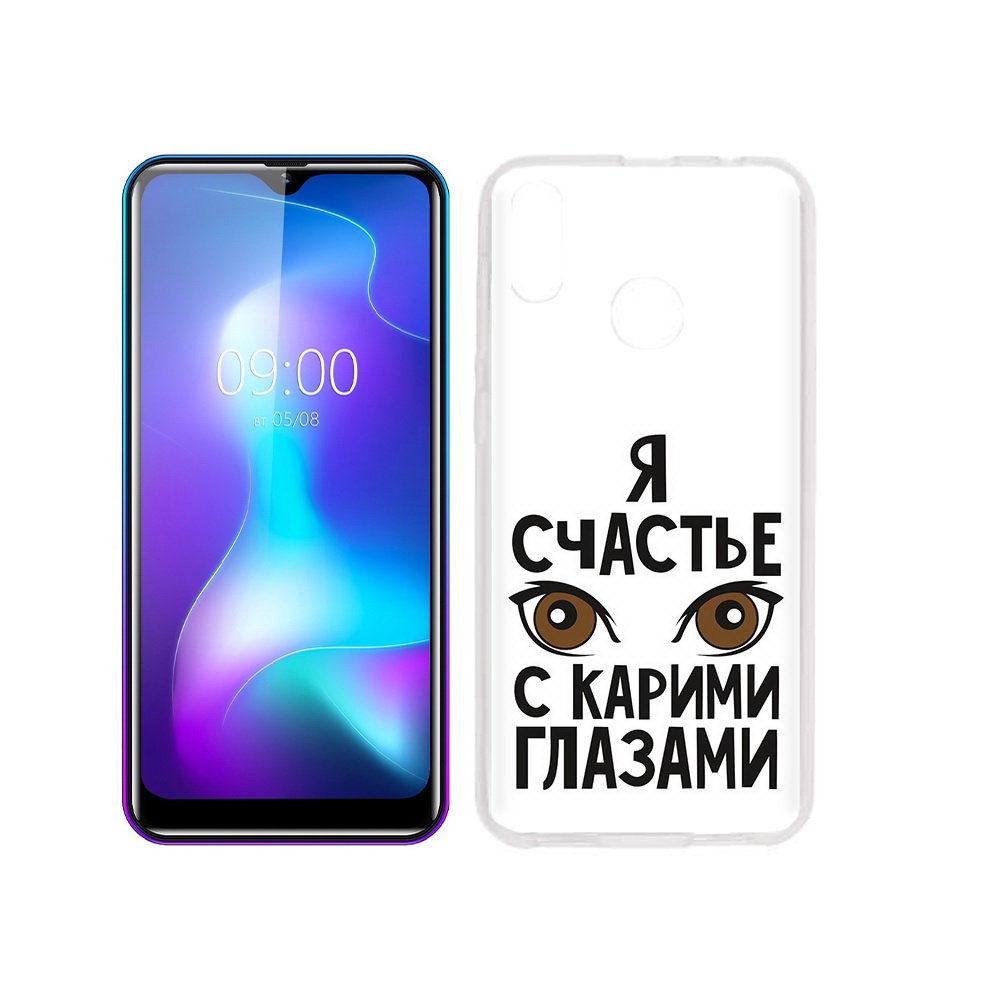

Чехол MyPads Tocco для BQ 6042L счастье с карими глазами, Прозрачный, Tocco