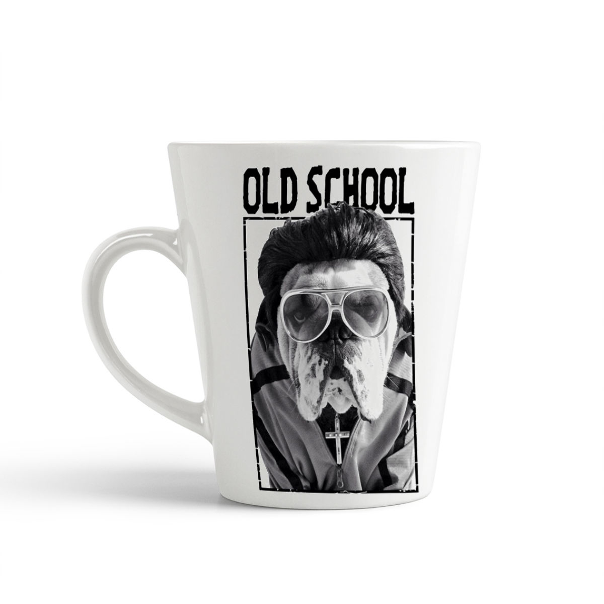 

Кружка-латте CoolPodarok Old scool Бульдог
