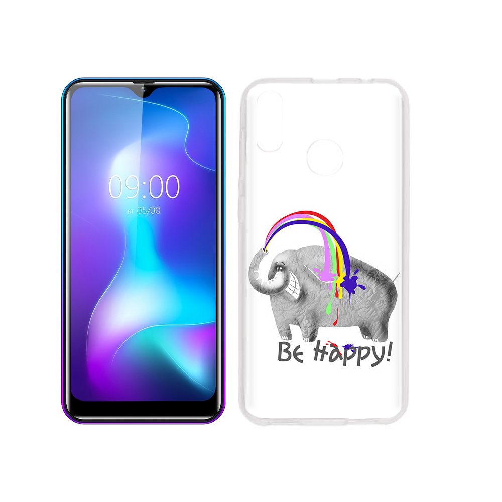 

Чехол MyPads Tocco для BQ 6042L счастливый слон, Прозрачный, Tocco