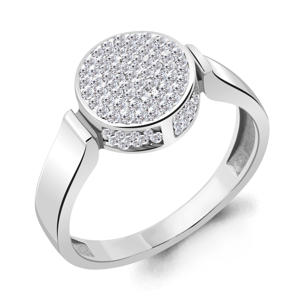 

Кольцо из серебра со стеклом Aquamarine Aquamarine 66683_925_р р. 17,5, 66683_925_р