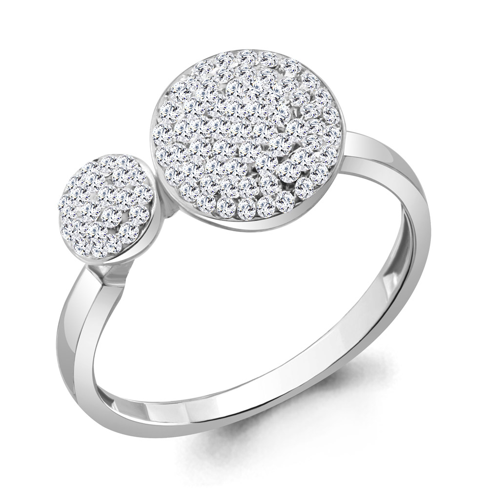 

Кольцо из серебра со стеклом Aquamarine Aquamarine 66682_925_р р. 18, 66682_925_р