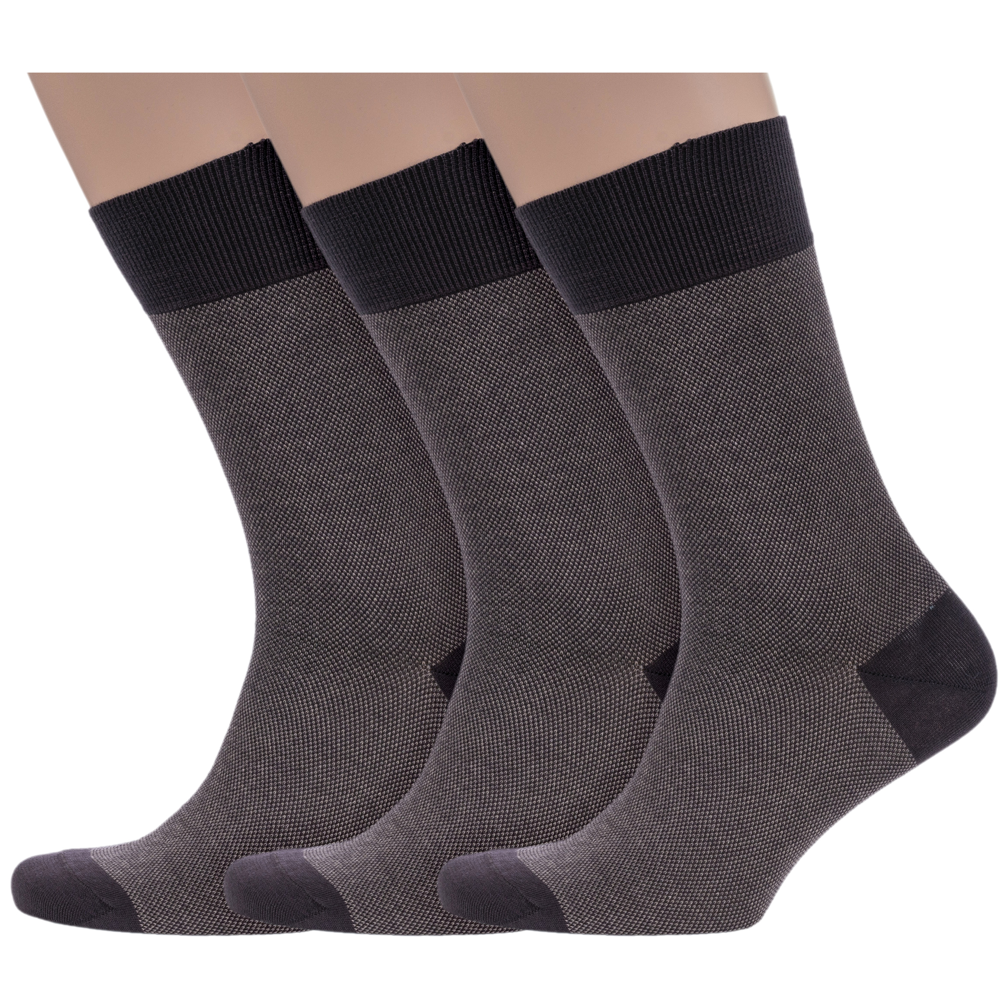 Комплект носков мужских Sergio di Calze 3-15SC3 коричневых 29