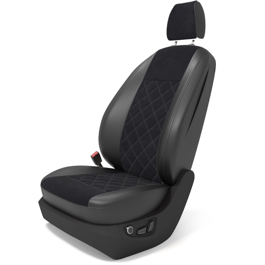 фото Чехлы на сиденья renault sandero stepway 2 2015-2016 комплектация comfort b&m